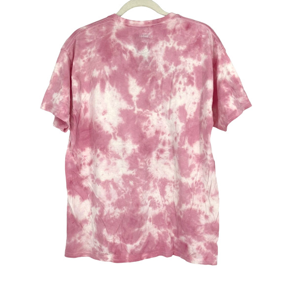 Officially Licensed Nirvana Nevermind Smiley Grunge Tee Pink Tie Dye Large NWOT - Picture 2 of 7